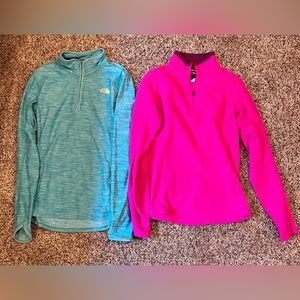 Women’s small Northface quarter zip.  2 for $20